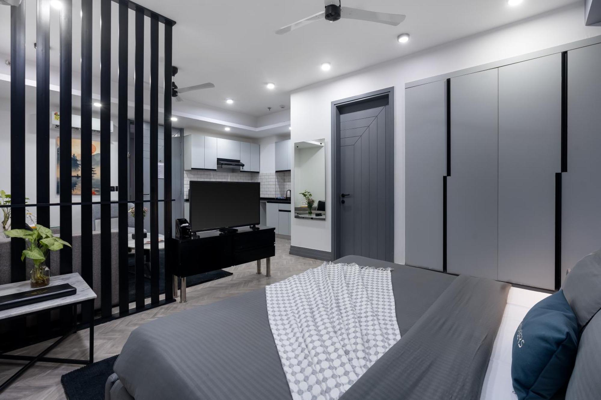 Bedchambers Serviced Apartments, Mg Road Gurgaon Bagian luar foto