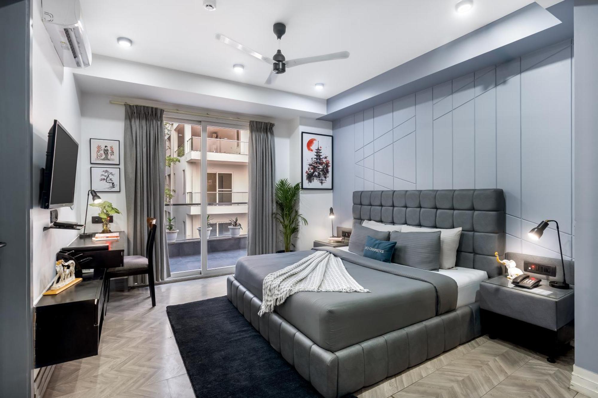 Bedchambers Serviced Apartments, Mg Road Gurgaon Bagian luar foto